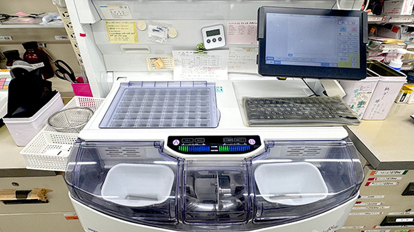 中央薬局の調剤器具