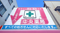 中央薬局の看板