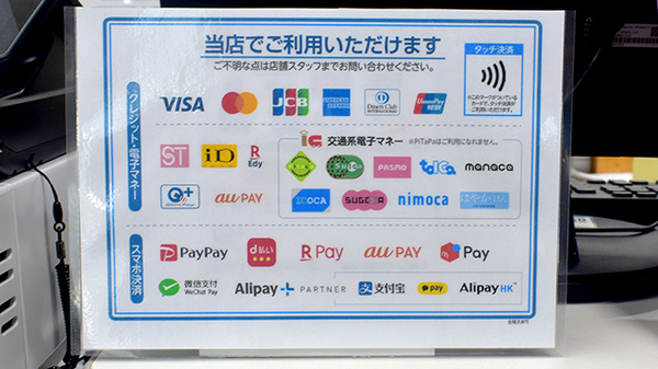 サンク調剤薬局のクレカ/電子マネー/スマホ決済対応