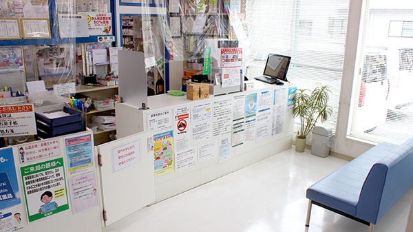 クスリのサンロード薬局　河口湖店の受付/カウンター