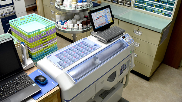 櫛形調剤薬局の調剤器具