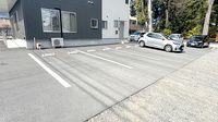 櫛形調剤薬局の駐車場