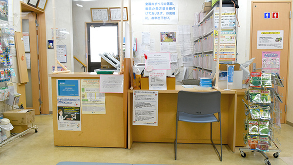 のぞみ薬局愛知川店の受付/カウンター