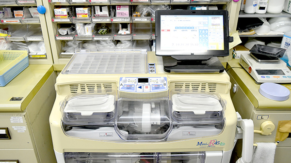 パスカル薬局の調剤器具