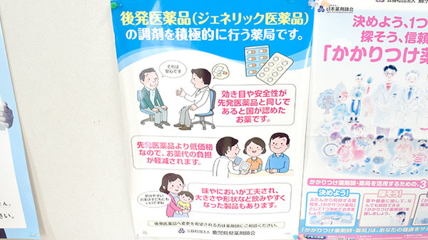 グリーン薬局のジェネリック対応