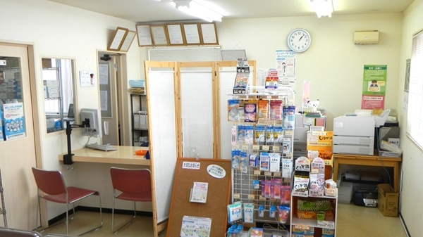 まいづる薬局の受付/カウンター