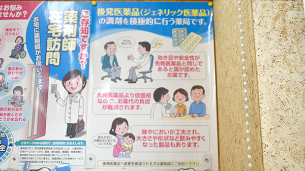 マルノ薬局鴨池店のジェネリック対応