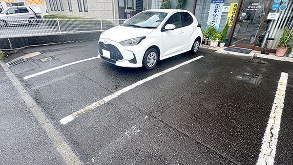 奥公園前薬局の駐車場
