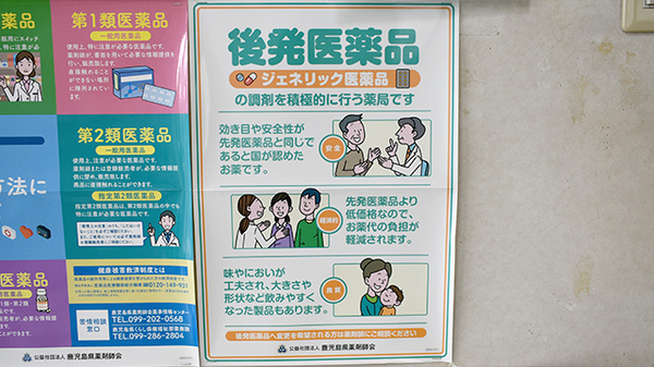 イルカ調剤薬局石谷店のジェネリック対応