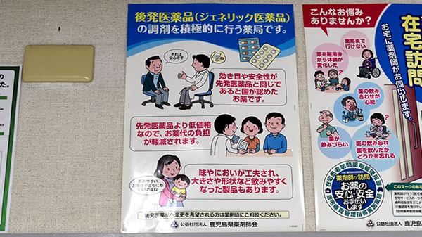 有限会社武田調剤薬局のジェネリック対応