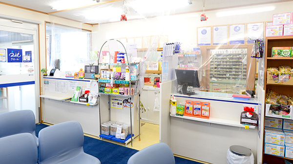 クオール薬局うごまち店の受付/カウンター