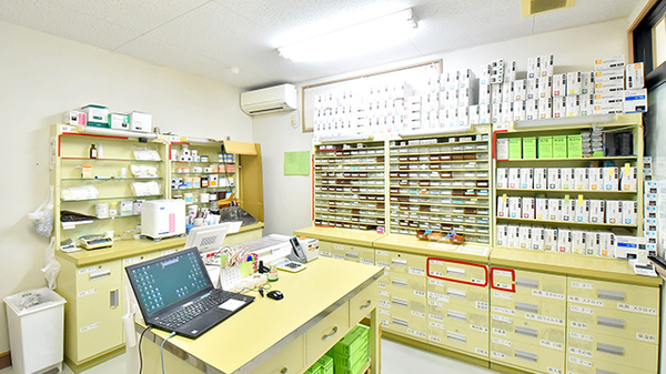 さくら薬局(新潟県)の調剤室
