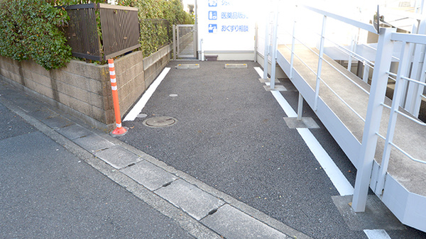 クオール薬局笠間店の駐車場