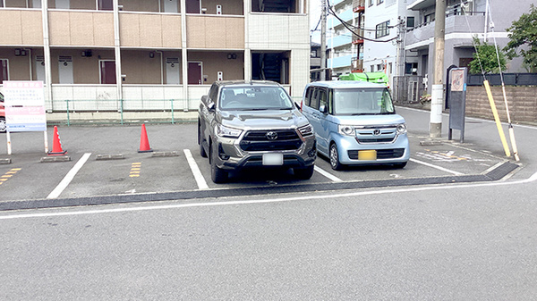 トマト薬局中田店の駐車場