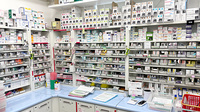 リブラ薬局ひまわり店の薬棚