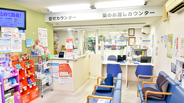 ファーマライズ薬局 山手町店の受付/カウンター