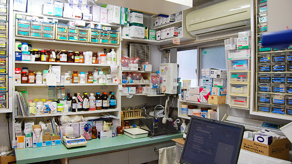 ライフタウン調剤薬局の調剤室