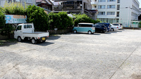 シフト一騎塚薬局の駐車場
