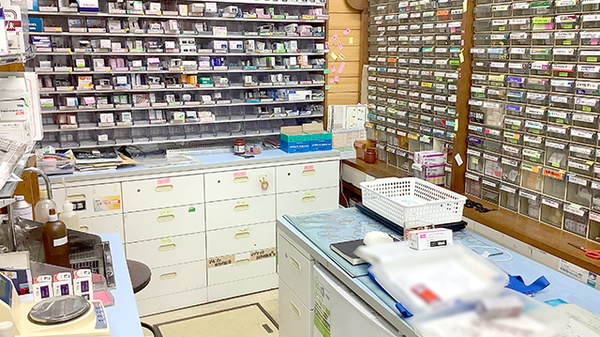 三笠ビル栗田薬局の調剤室