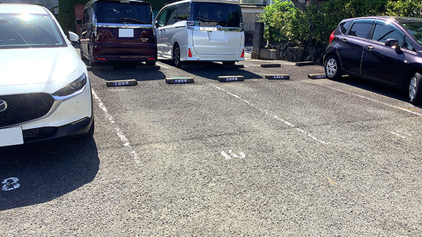 建幸薬局の駐車場