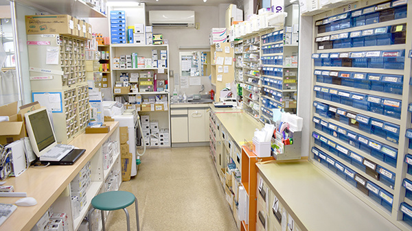 有限会社平本薬局の調剤室