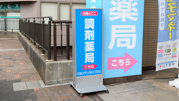 薬局メディクス センター南店の看板