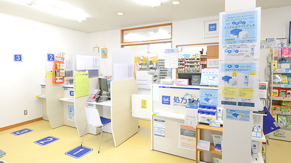クオール薬局横割店の受付/カウンター