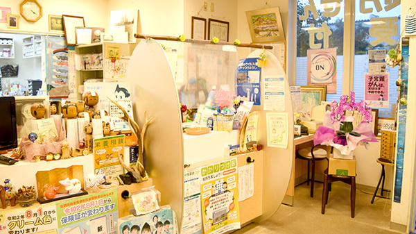 まるや薬局久能店の受付/カウンター