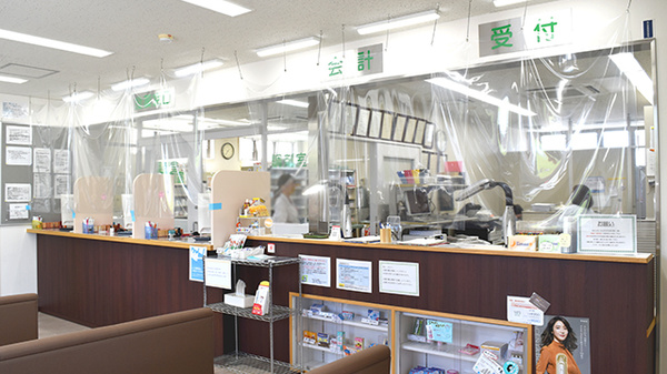 菊川みなみ薬局の受付/カウンター