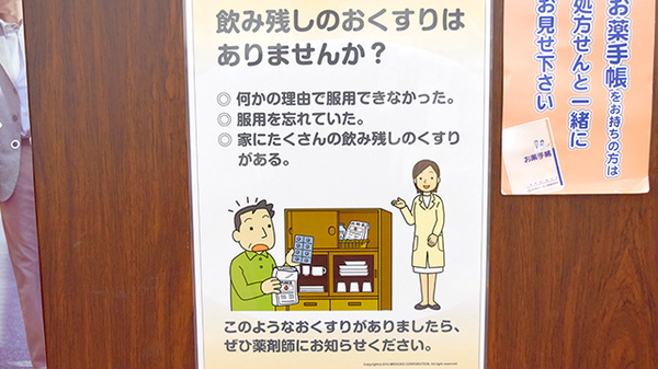 県庁前コメヤ薬局の残薬回収サービス