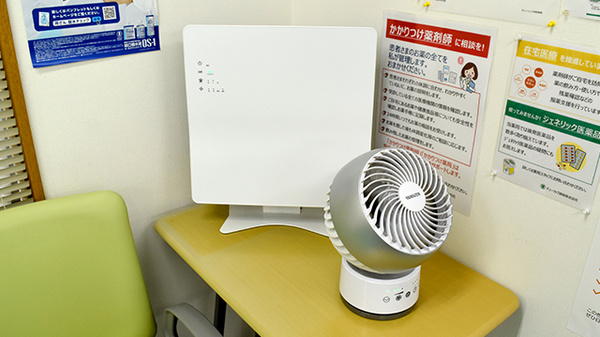 チューリップ成町薬局の感染予防対策