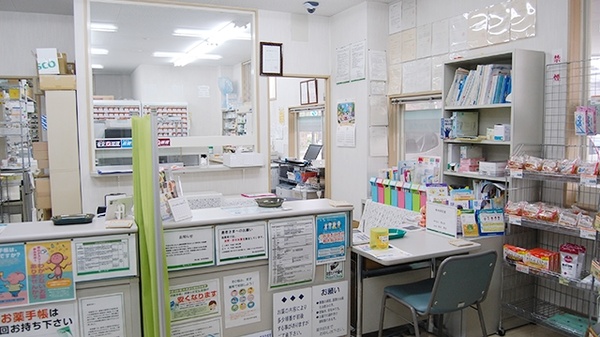 箔山堂　向本折店の受付/カウンター