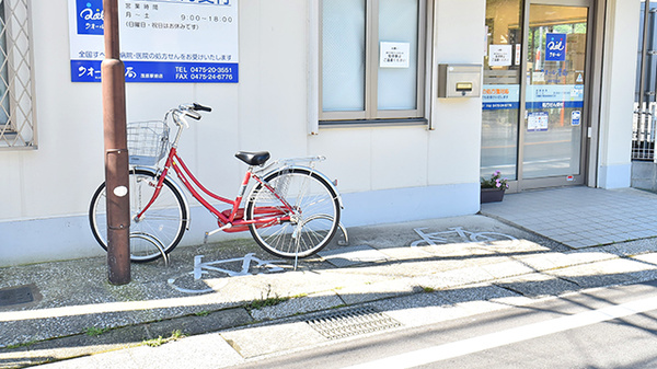 クオール薬局茂原駅前店の駐輪場