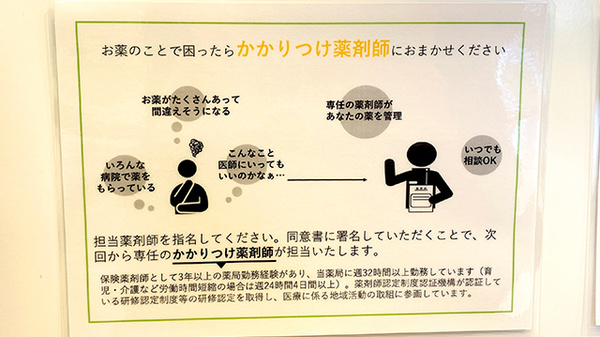 サトミグリーン薬局のかかりつけ薬局対応