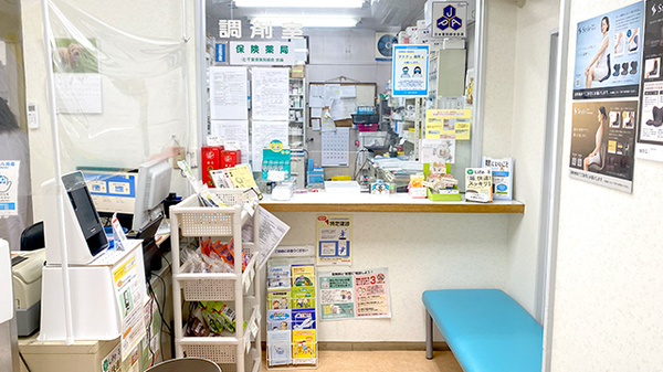 スワン薬局津田沼店の受付/カウンター