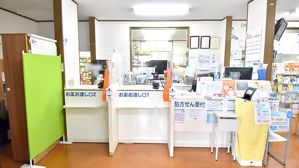 クオール薬局八街２号店の受付/カウンター