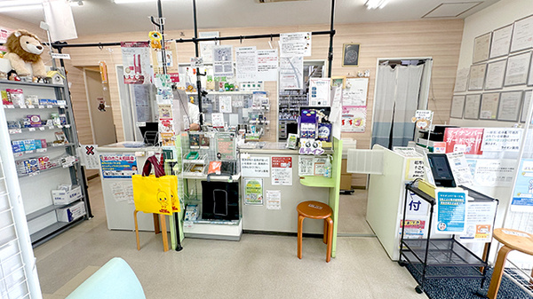 ライオン薬局はざま店の受付/カウンター