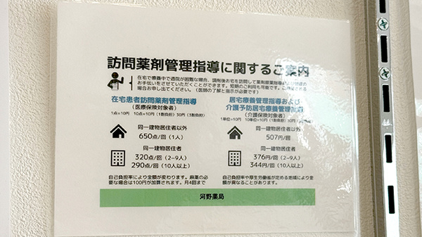 河野薬局の在宅対応