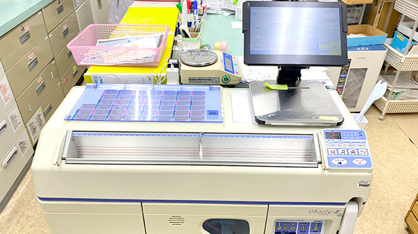芝山グリーン薬局の調剤器具