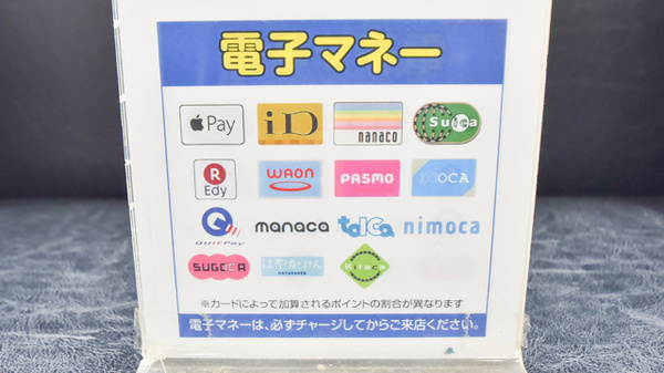 薬局メディクス 北柏店の電子マネー対応