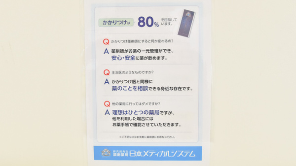 薬局メディクス 茂原店のかかりつけ薬局対応