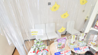 薬局漢方閣 千葉2号店の感染予防待合スペース