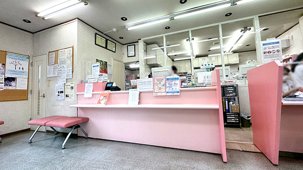 友愛薬局　勝田台店の受付/カウンター