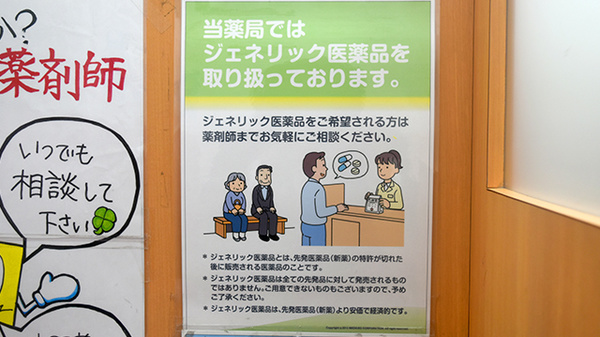 アカカベ薬局　茄子作店のジェネリック対応