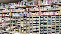 あけぼの薬局の薬棚