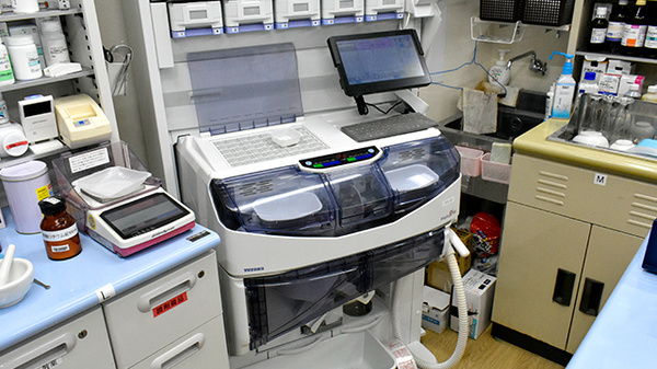 カイセイ吉矢薬局の調剤器具
