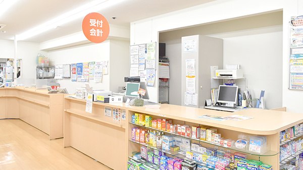 キタバ薬局　国分店の受付/カウンター