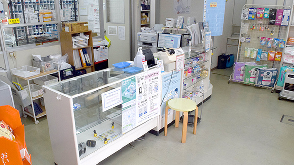 くすのき薬局の受付/カウンター