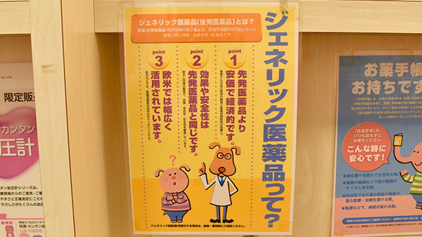 すばる薬局のジェネリック対応