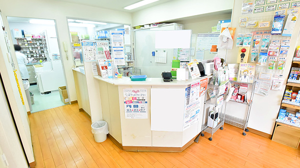 杭全みなみ薬局の受付/カウンター